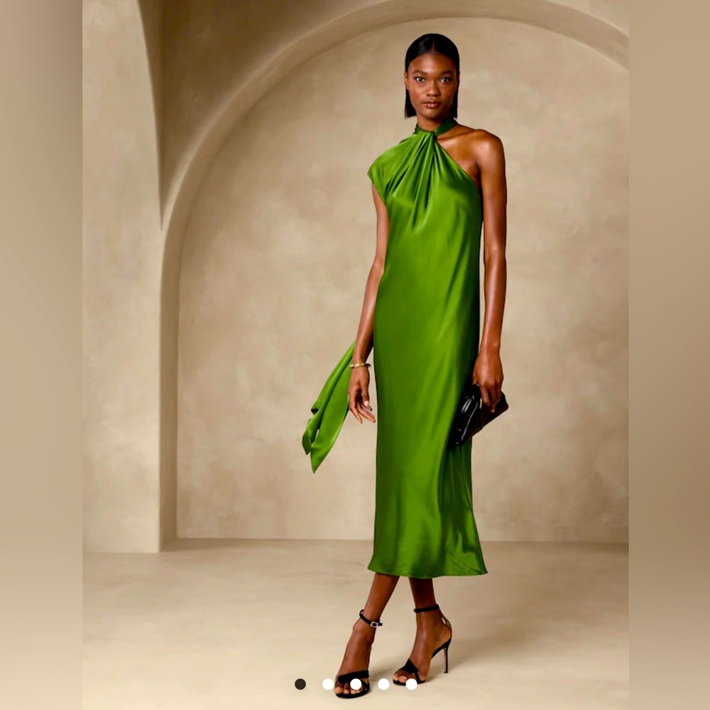 Banana Republic NWT Kaia Silk Midi Dress